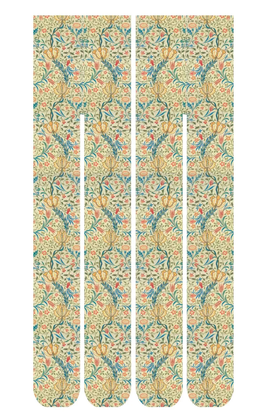 Flora BY William Morris Printed Art Tights