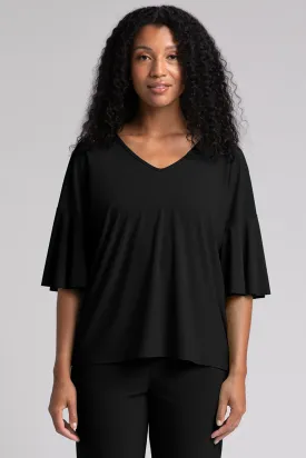 Flutter Dolman Top | Black