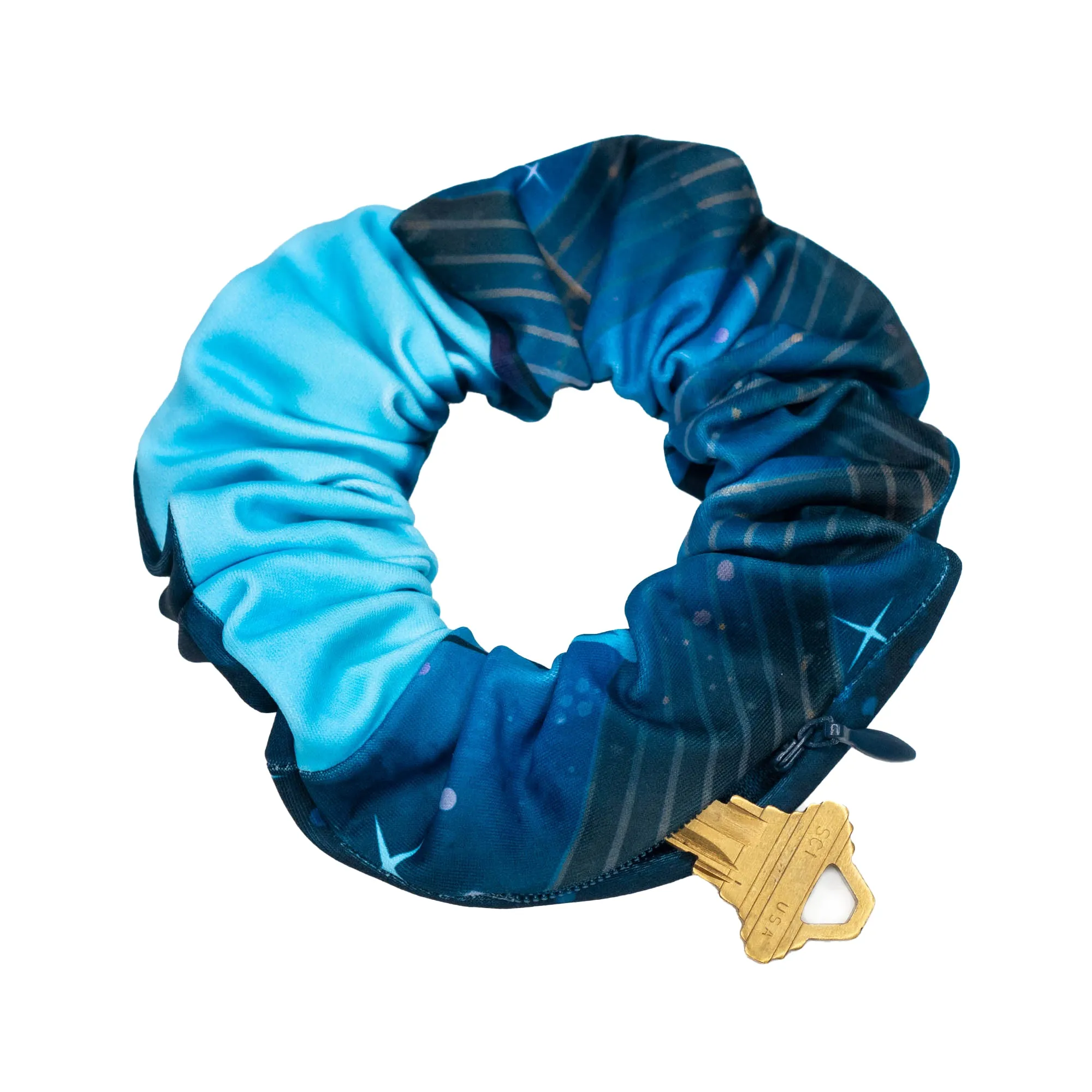 Force Fighter Zipper Scrunchie