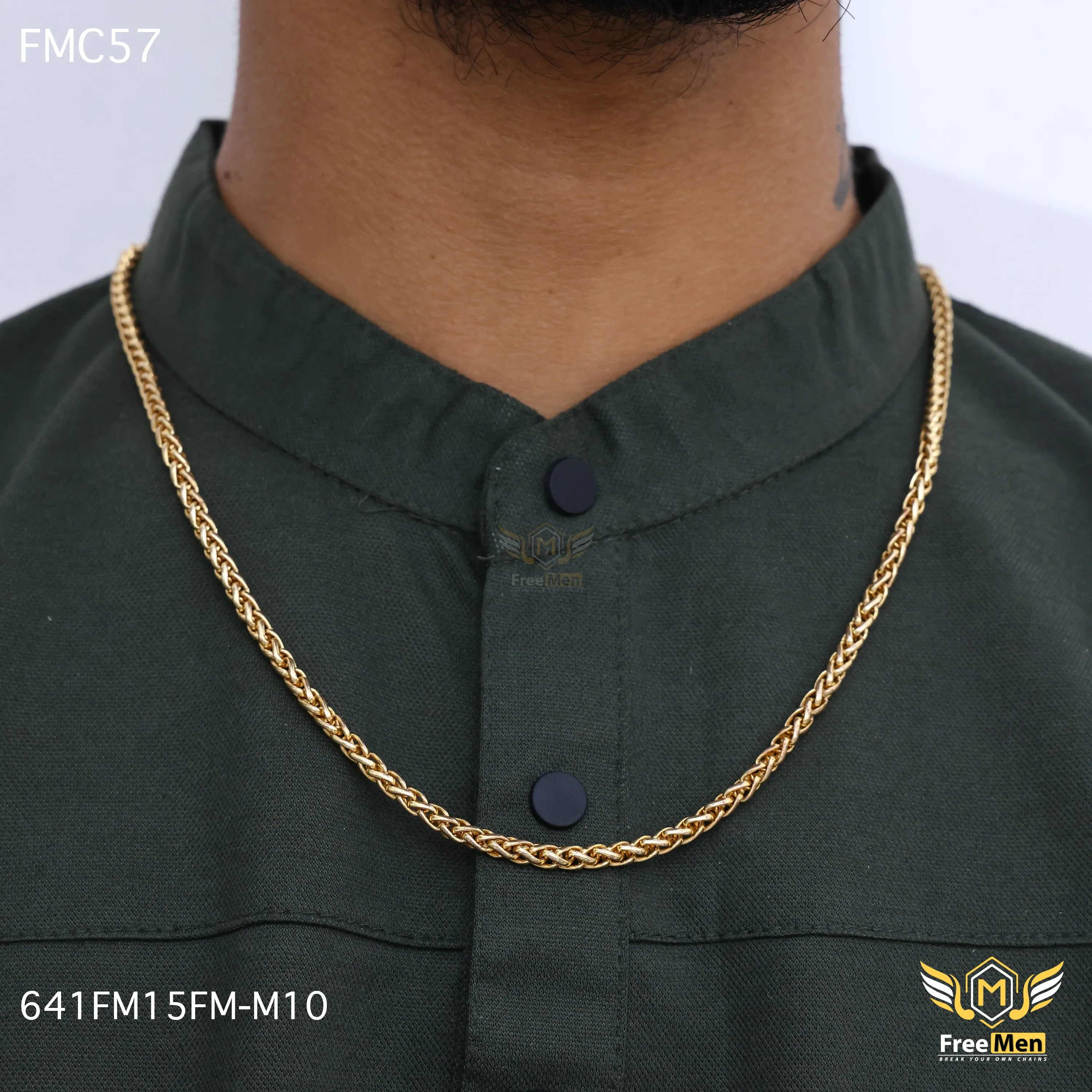 Freemen Elegant Plain Smooth Design Chain - FMC57