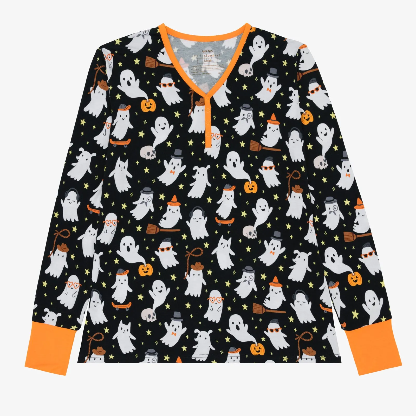 Friendly Ghosts Women's Pajama Top