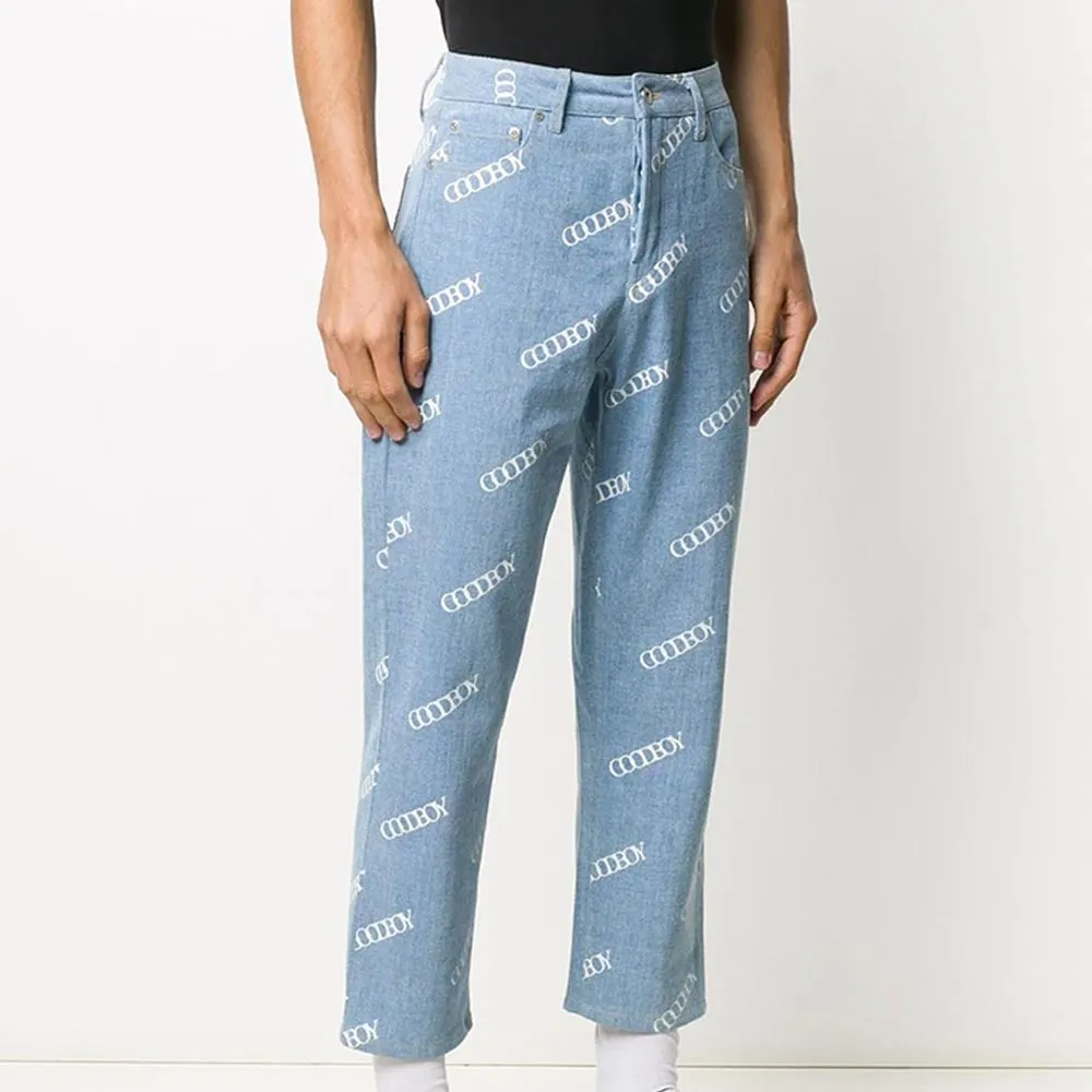 GOODBOY PRINTED DENIM PANTS