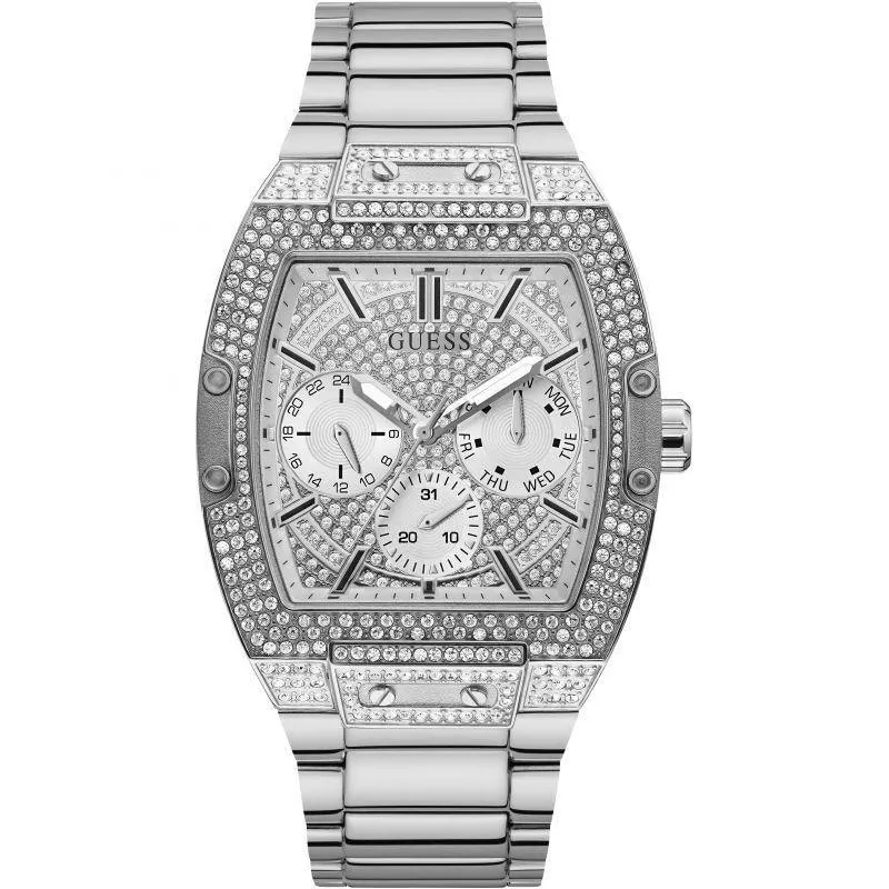 Guess GW0094G1 Phoenix Crystal Set Stainless Steel Men's Watch