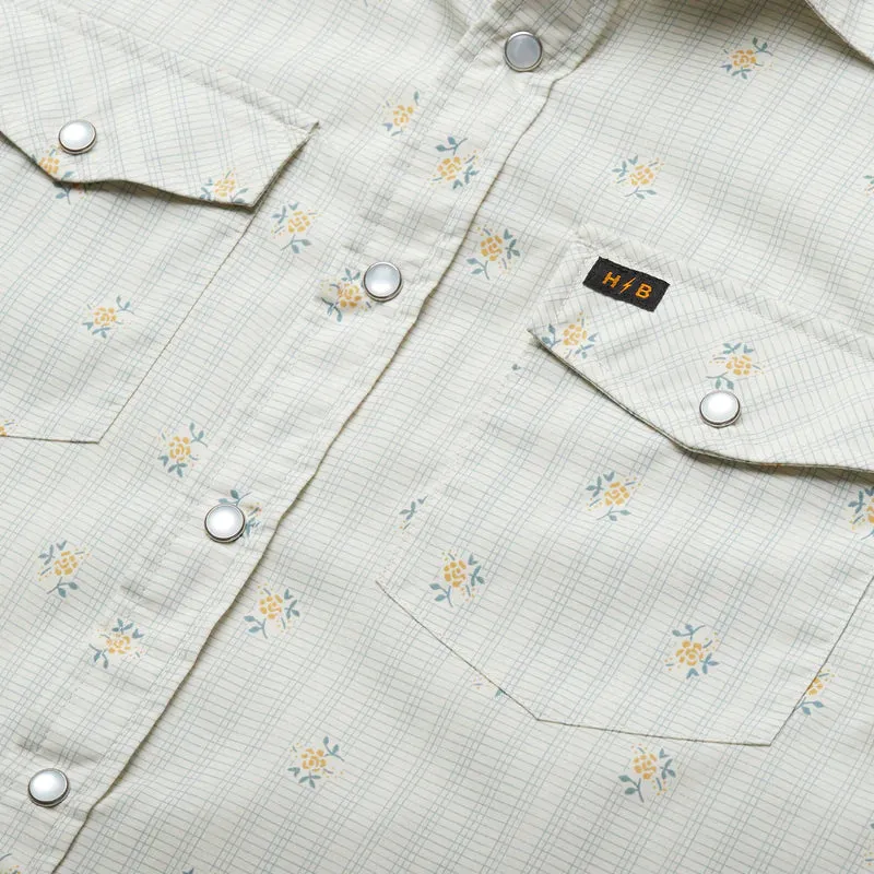 H Bar B Snapshirt | Vintage Grid Floral | Howler Bros