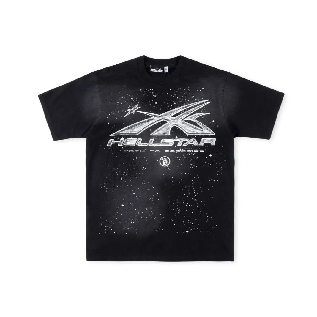 Hellstar - Chrome Logo Tee Black