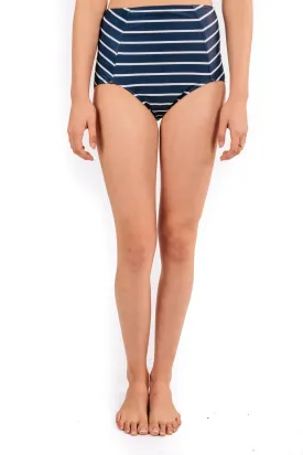 high waist in sailor stripe