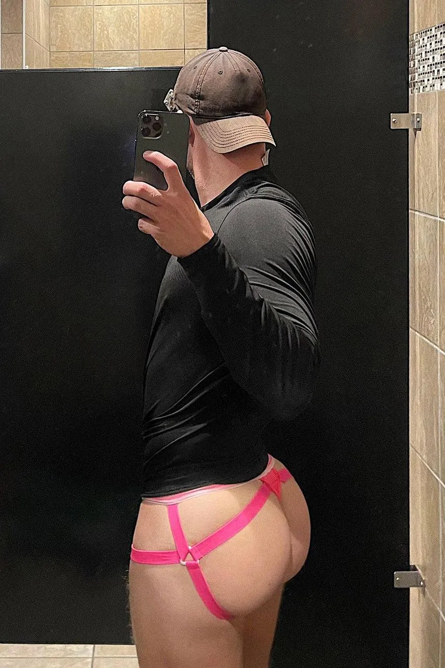 Host-or-Travel Adjustable Jock Thong - Neon Pink