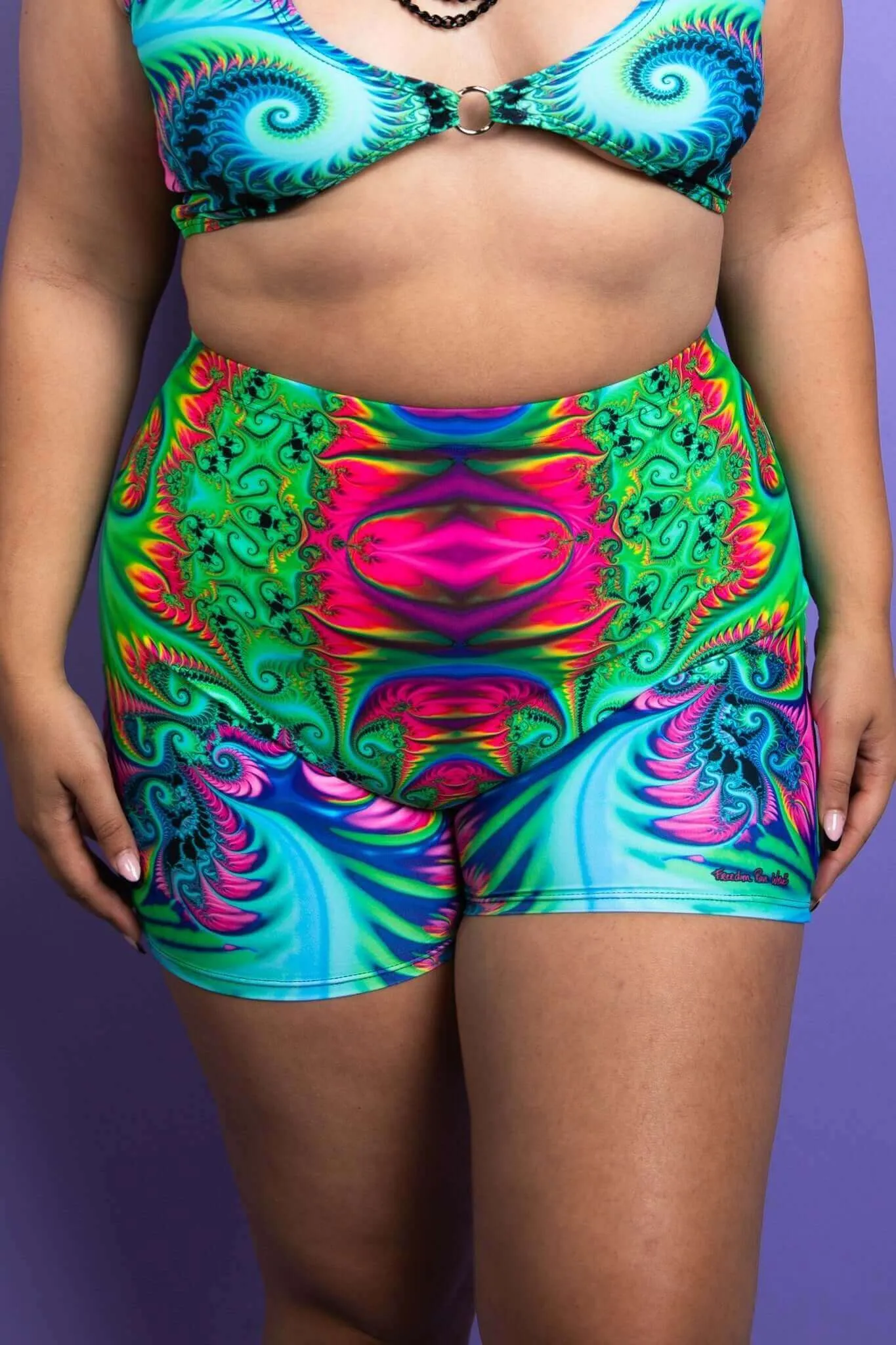 Hypnotic High Waist Shorts