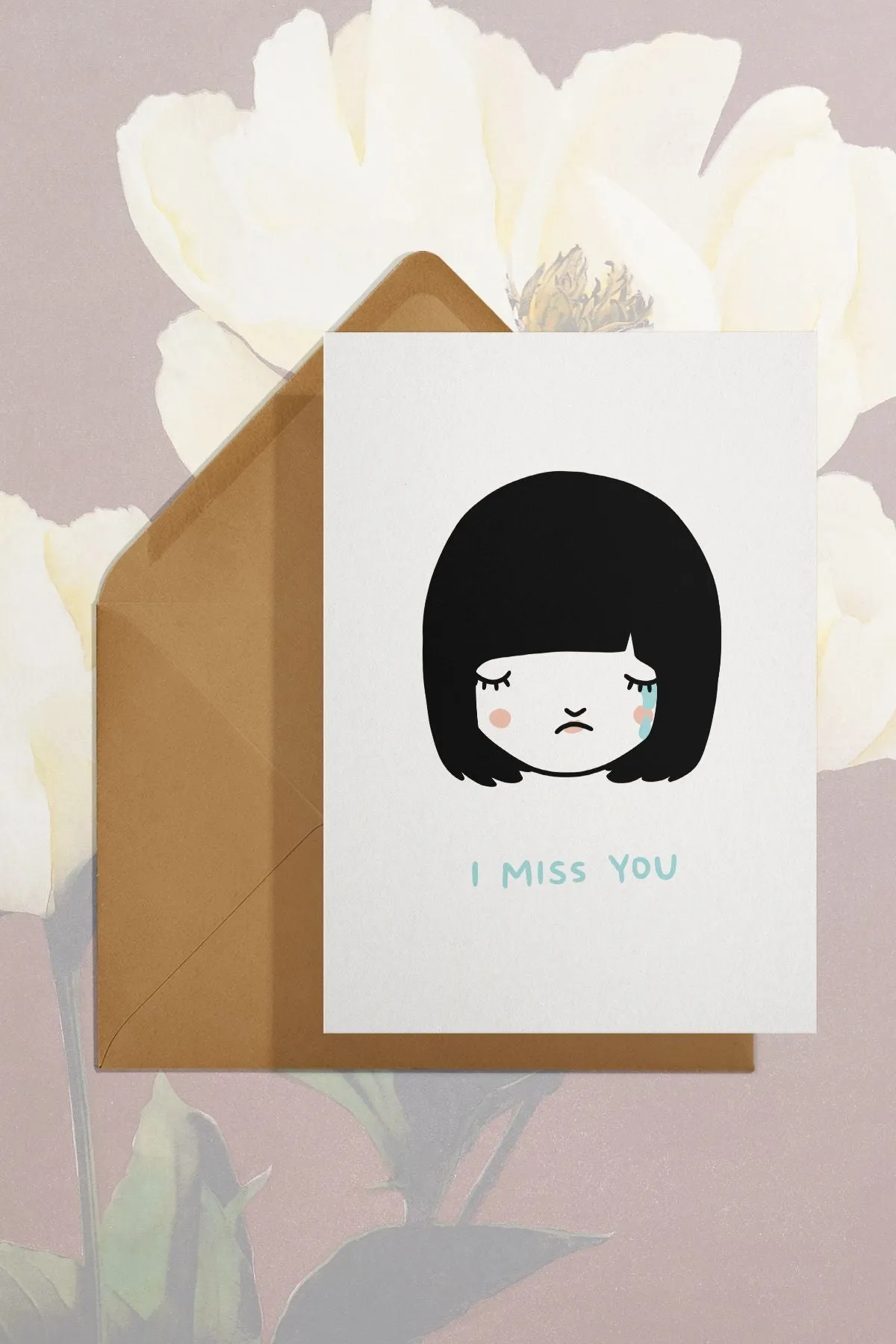 I Miss You card