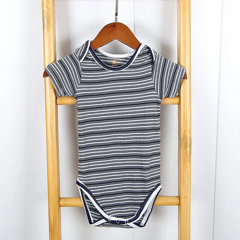 Imported Organic Striped Printed Cotton Baby Suite