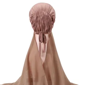 Instant Chiffon Hijab - Nude