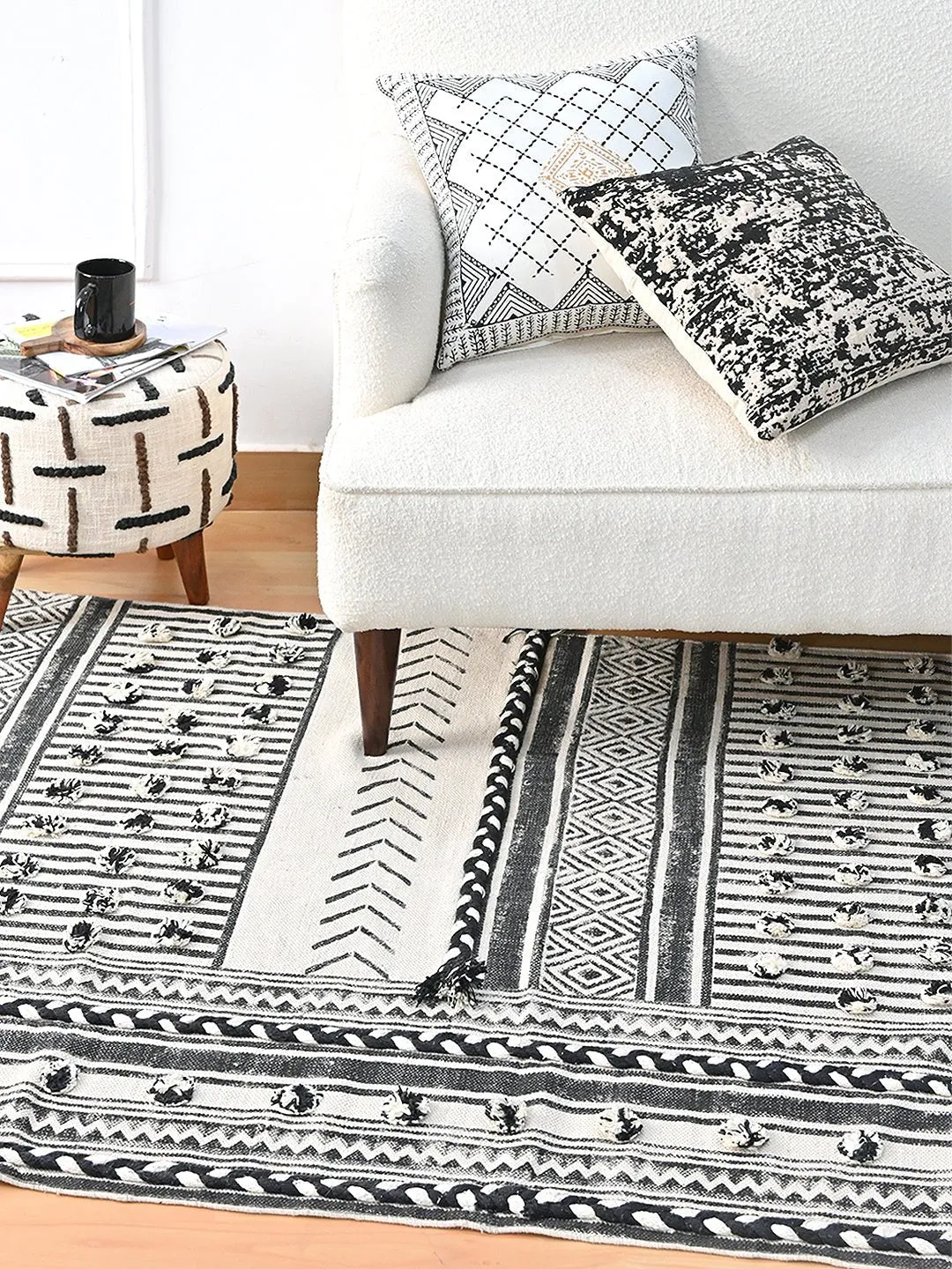 IRIS  - BLOCK PRINTED RUG