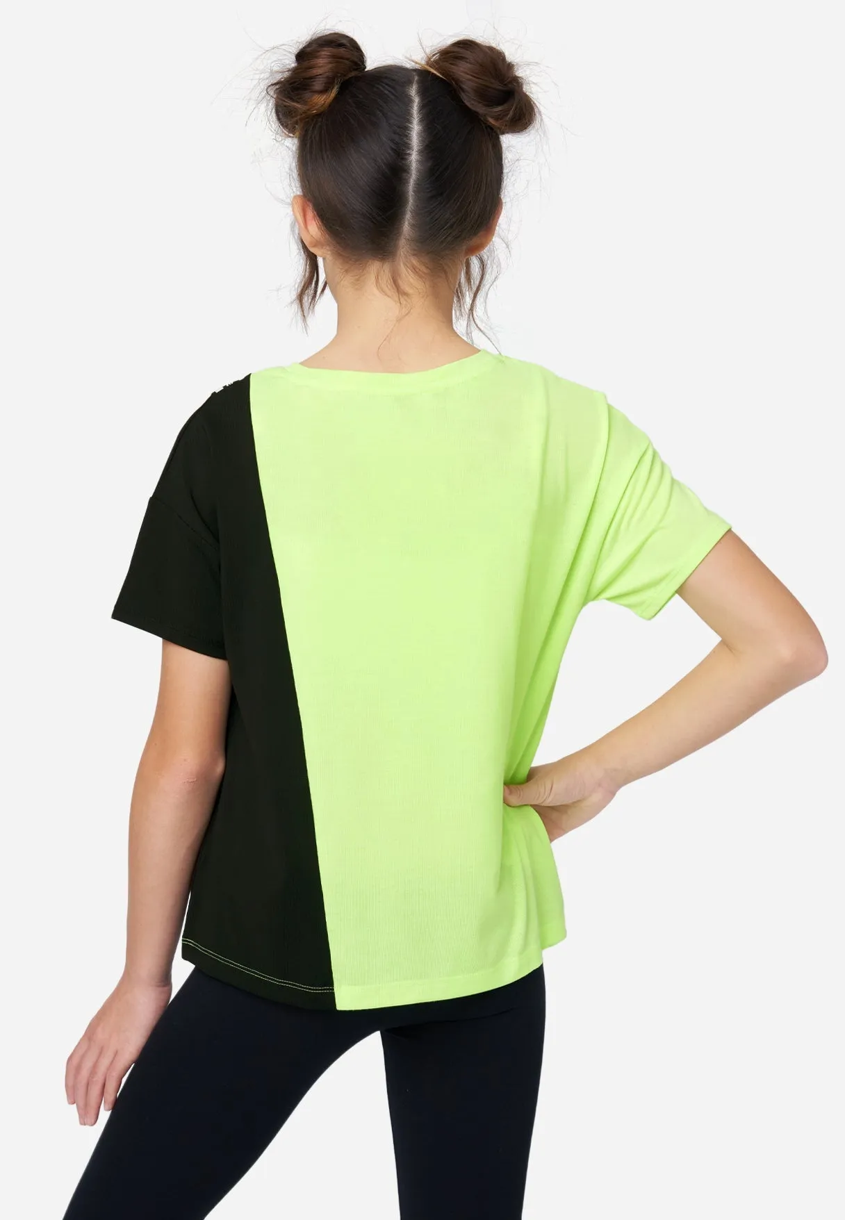 J Sport Color Block Sports Graphic Tee