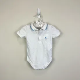 Janie and Jack Baby Bunny Pique Polo Bodysuit 12-18 Months