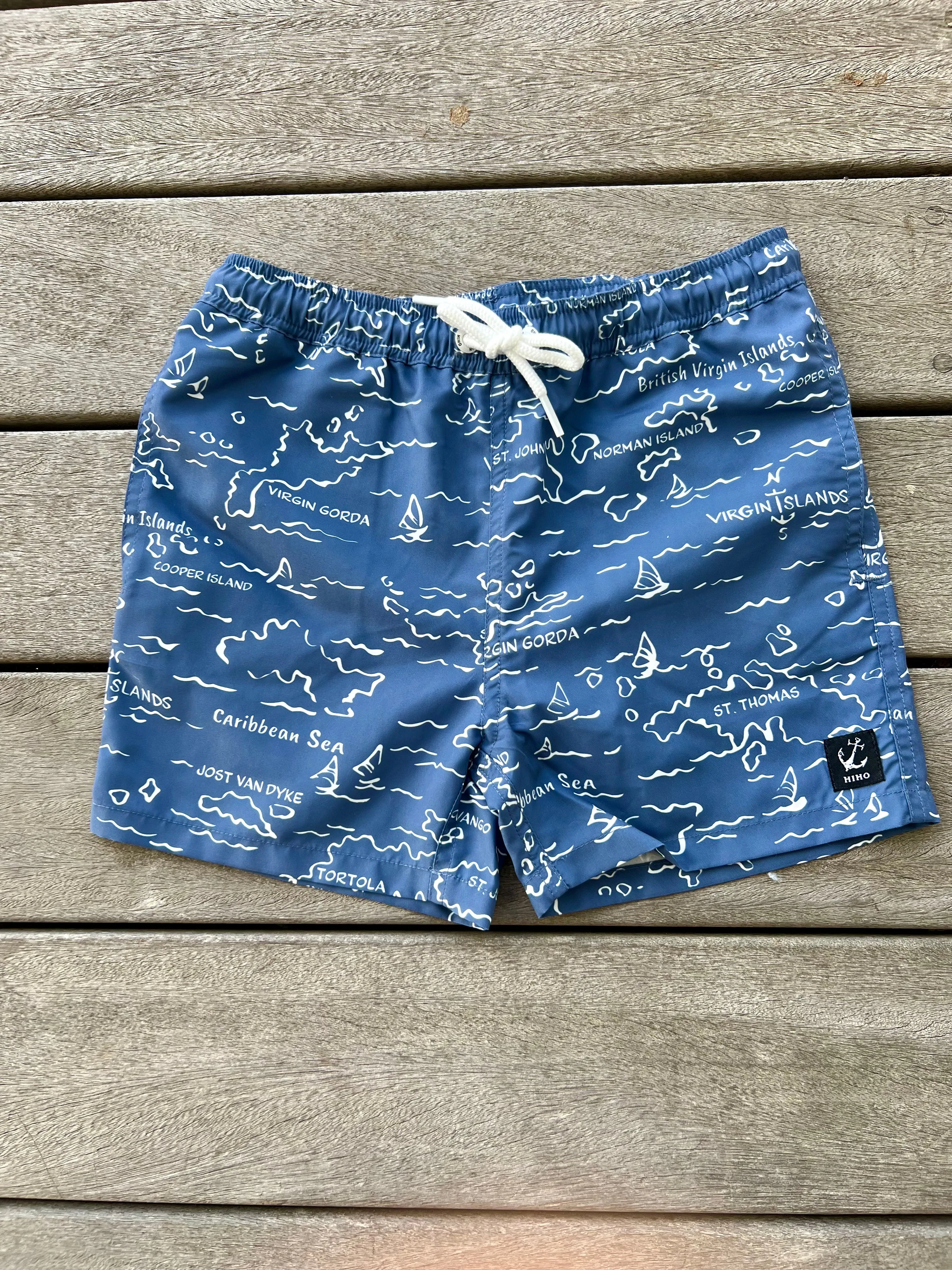 Kids Nevis Swim Trunk - VI Map