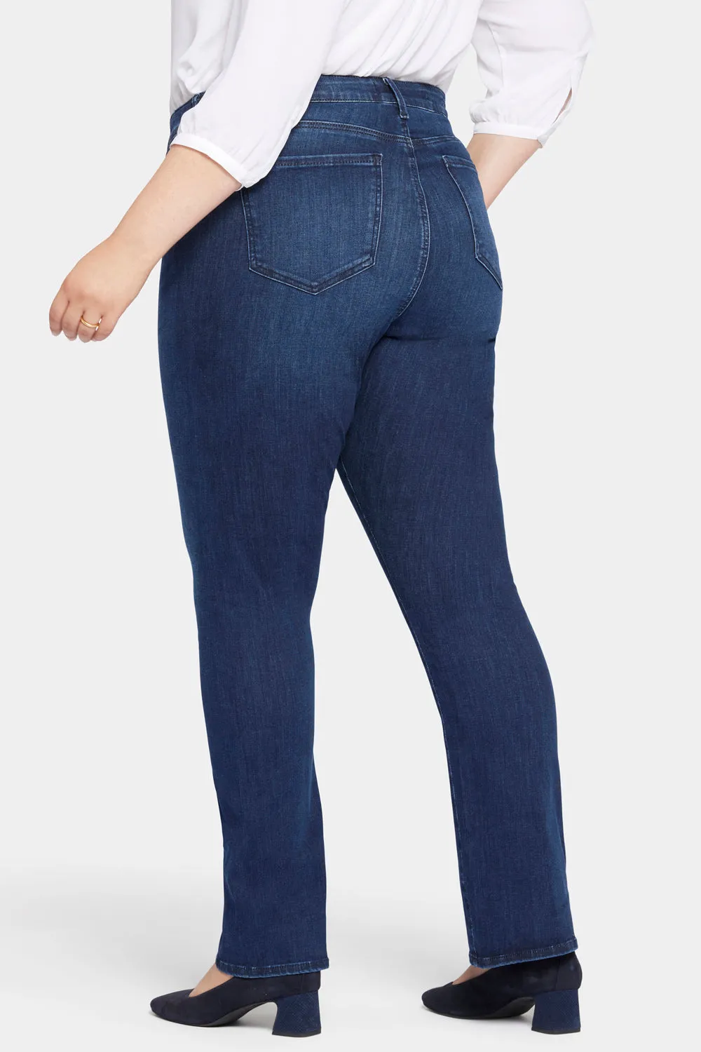 Le Silhouette Slim Bootcut Jeans In Plus Size - Marvelous