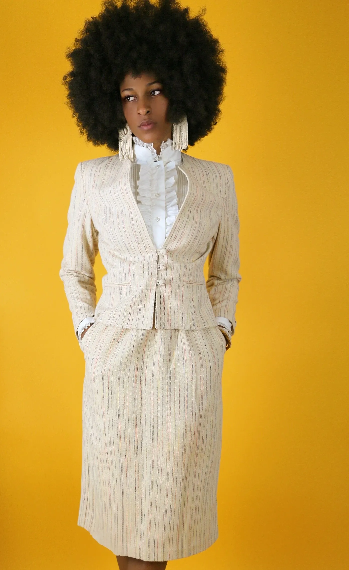 Live: 181 Vintage Nanci Jennifer Striped Suit