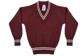 Longsleeve Striped Jersey - Sithengile Maroon/White