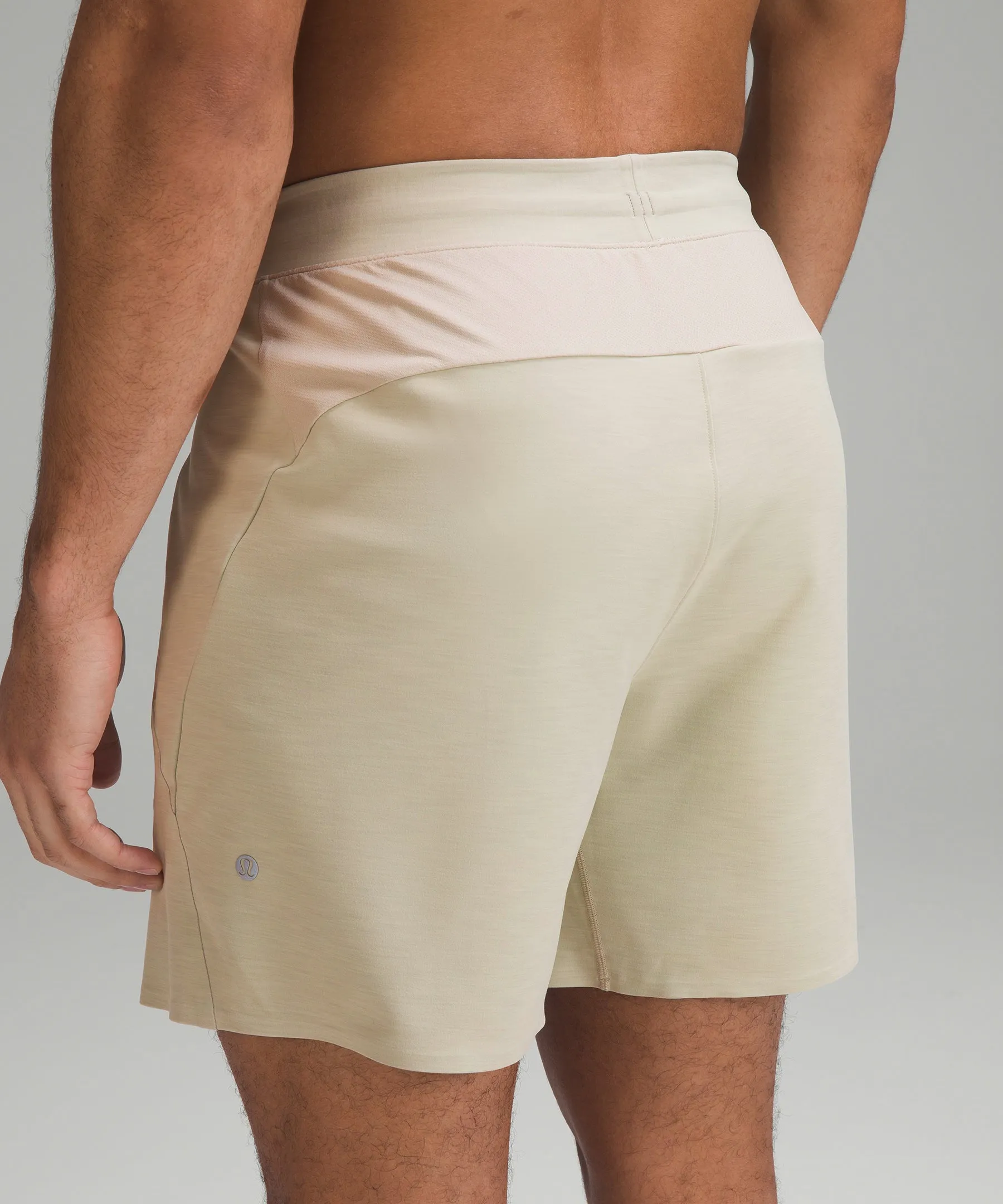 LULULEMON HEATHERED RAW LINEN BALANCER SHORT 6