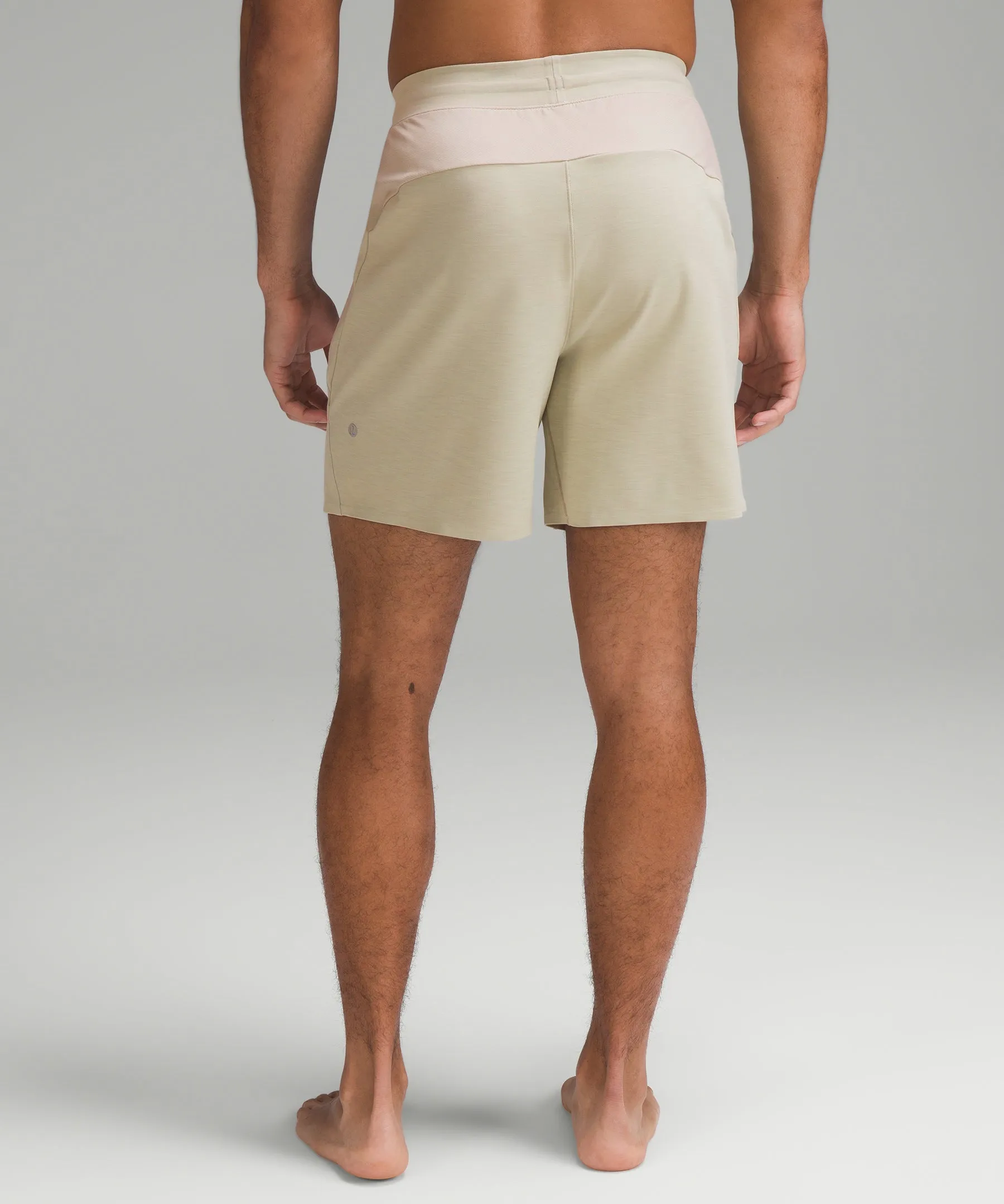 LULULEMON HEATHERED RAW LINEN BALANCER SHORT 6