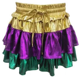 MARDI GRAS mini skirt