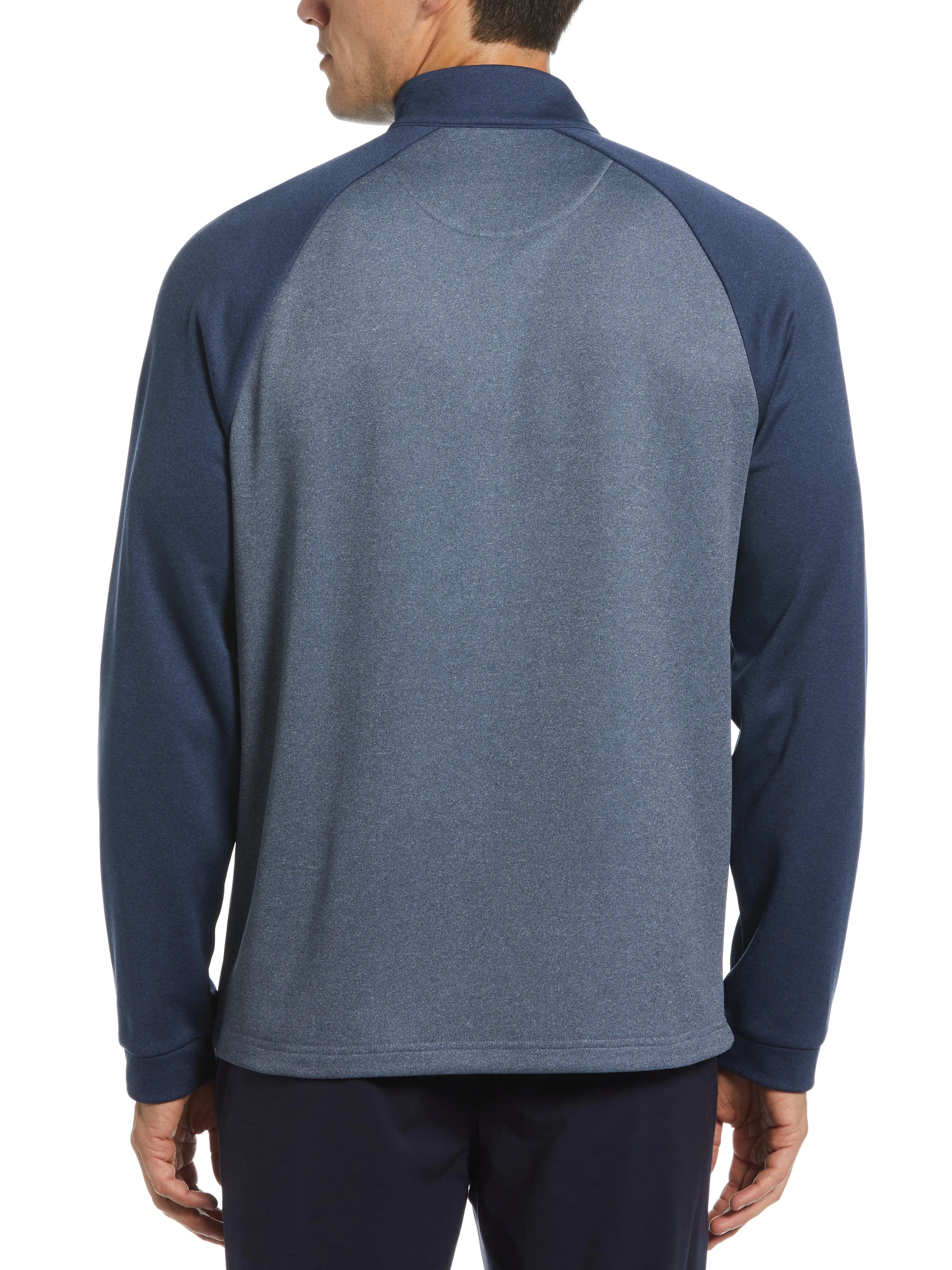 Men's 1/4 Zip Raglan Color Block Pullover