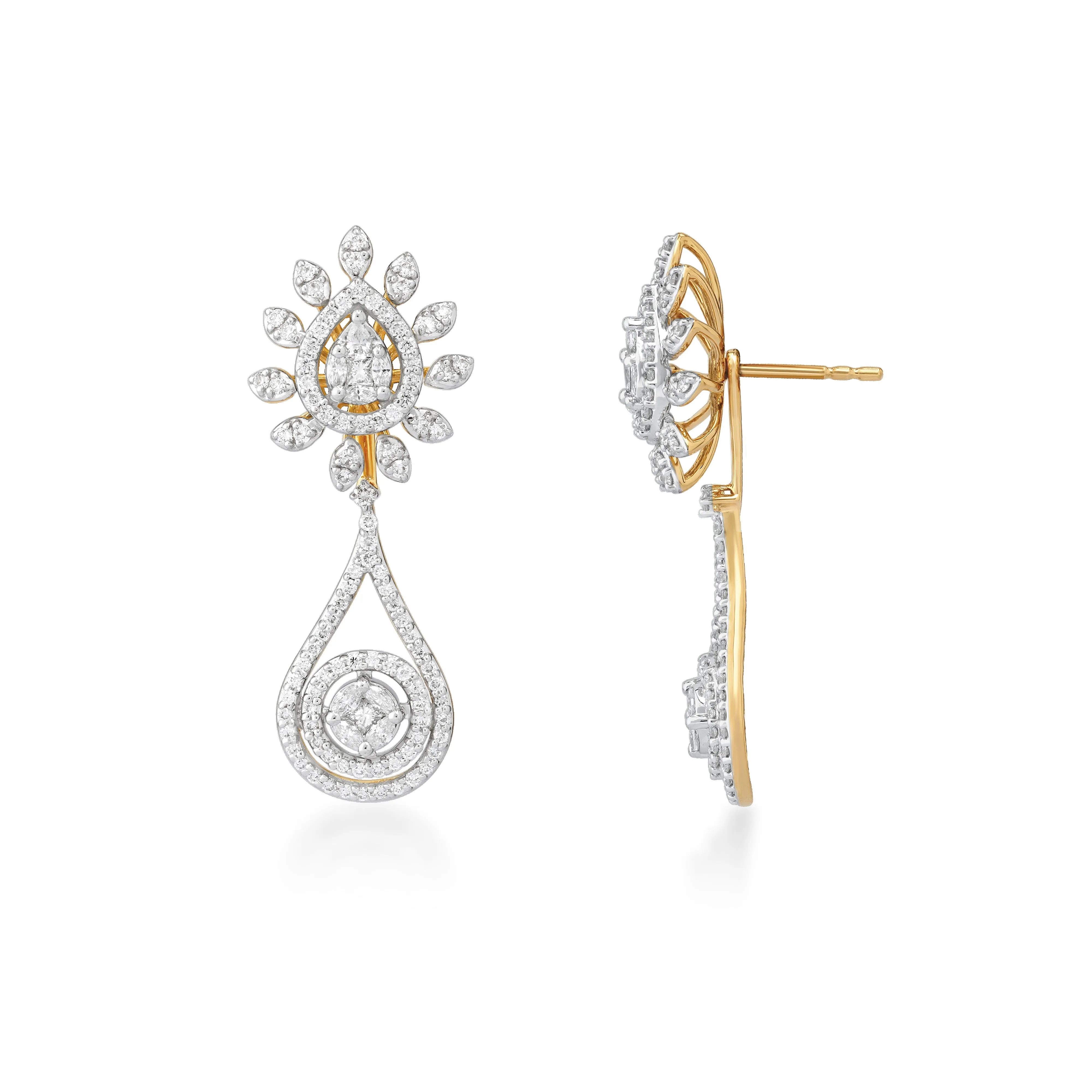 One Flare Diamond Earrings