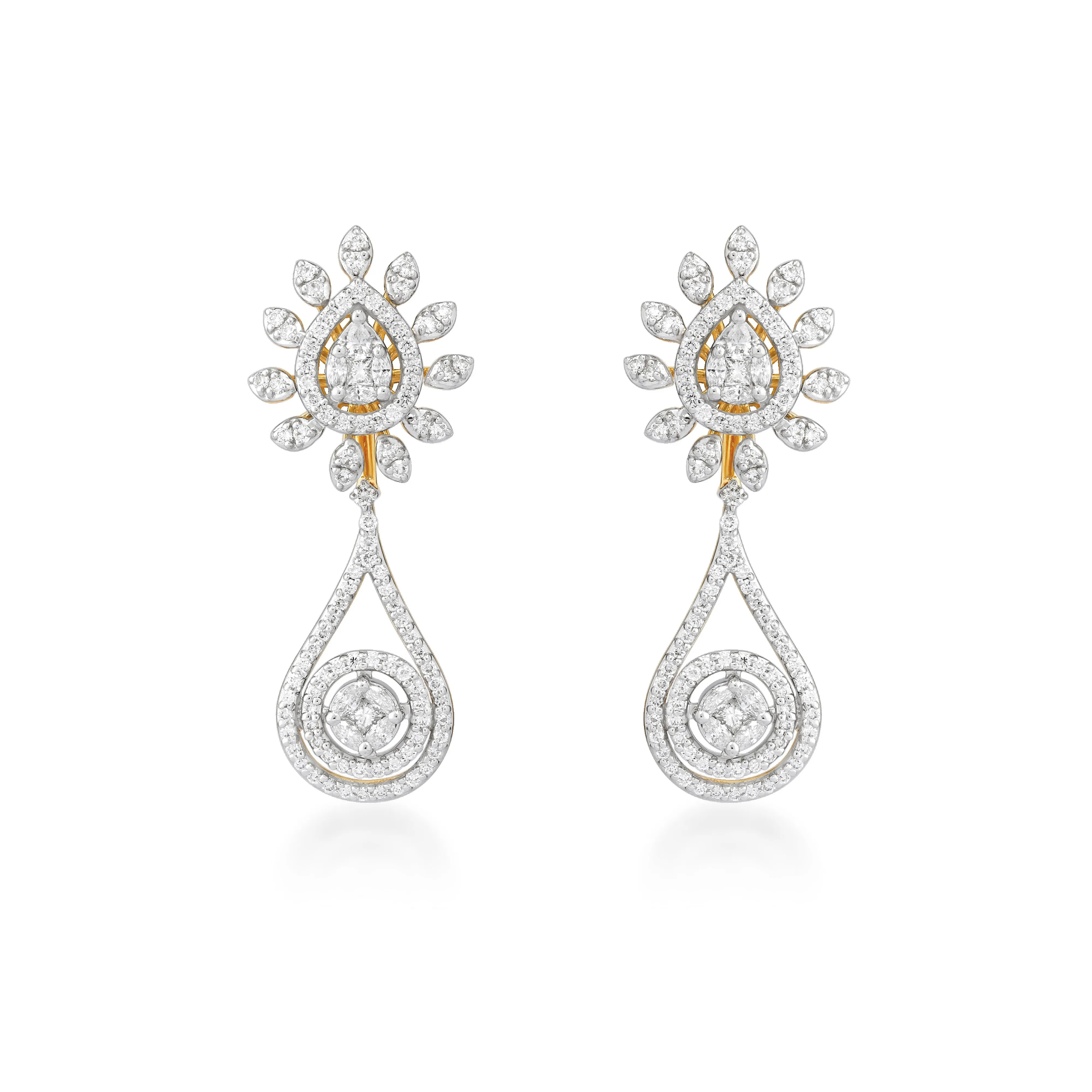 One Flare Diamond Earrings