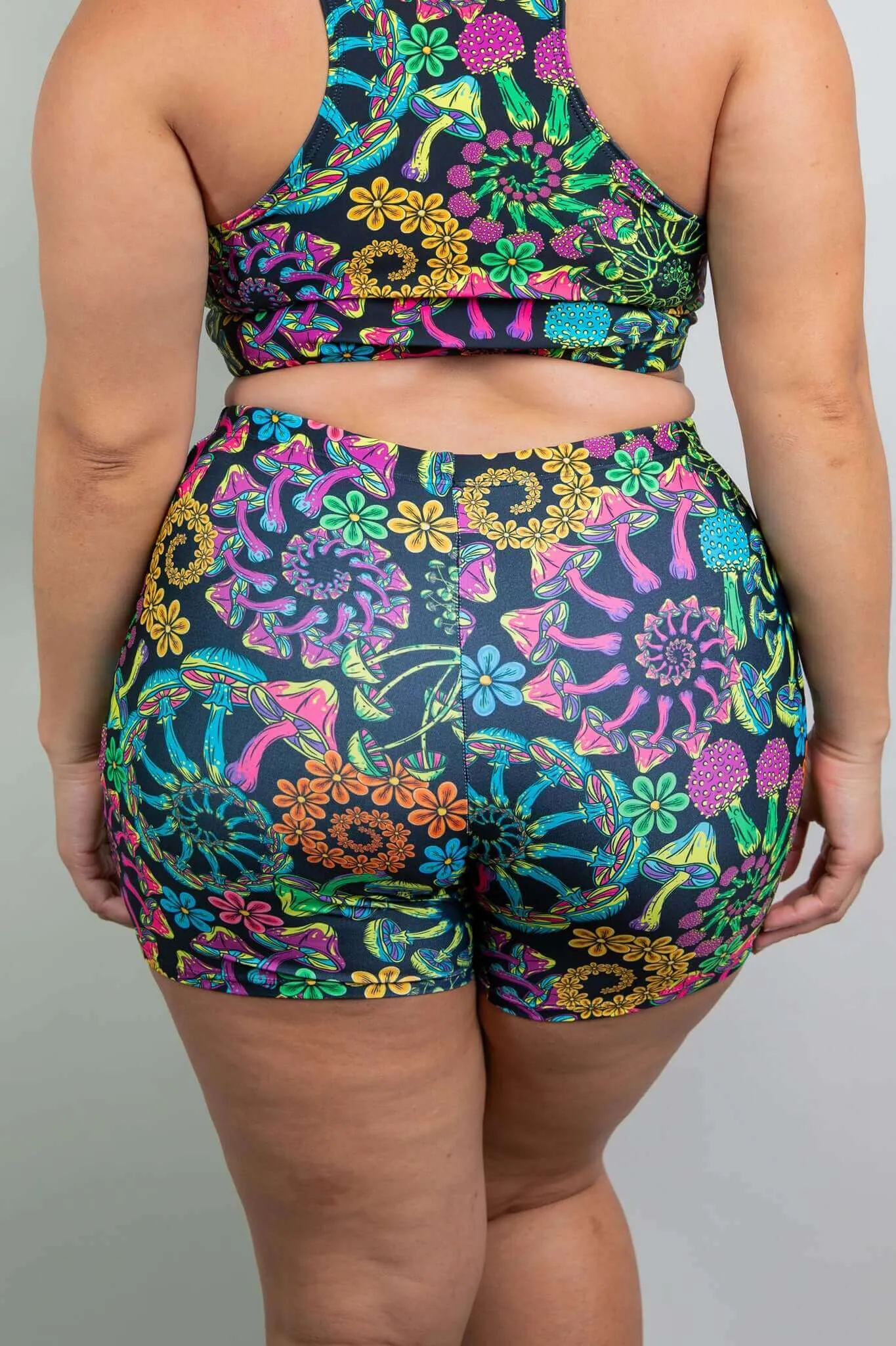 PsyBloom High Waist Shorts