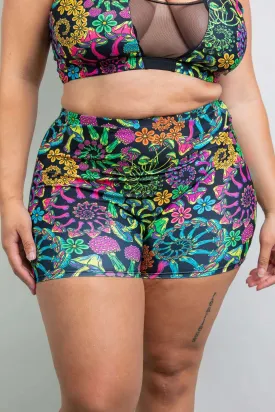 PsyBloom High Waist Shorts