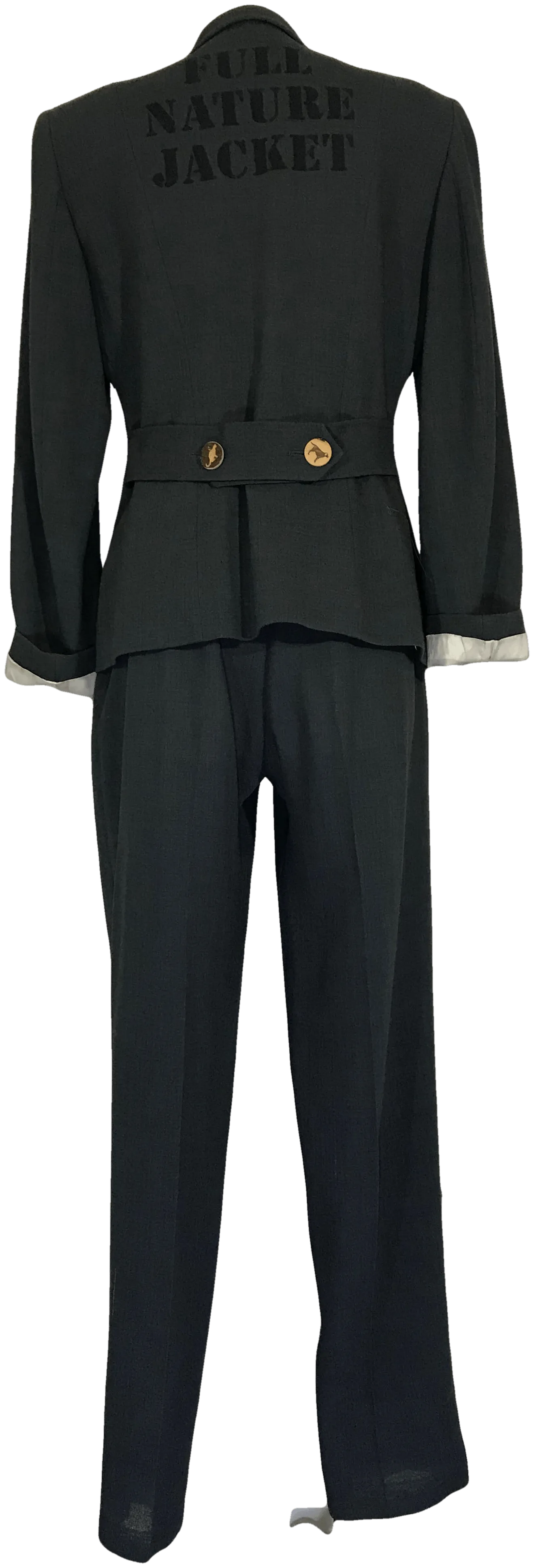 "Full Nature Jacket" Pant Suit by Moschino