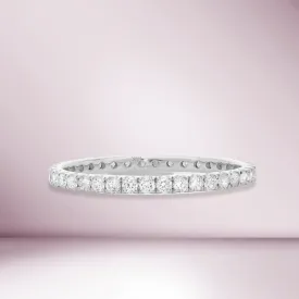 Ready to Ship Diamond Eternity Band in 14K Gold, 2.20 mm wide