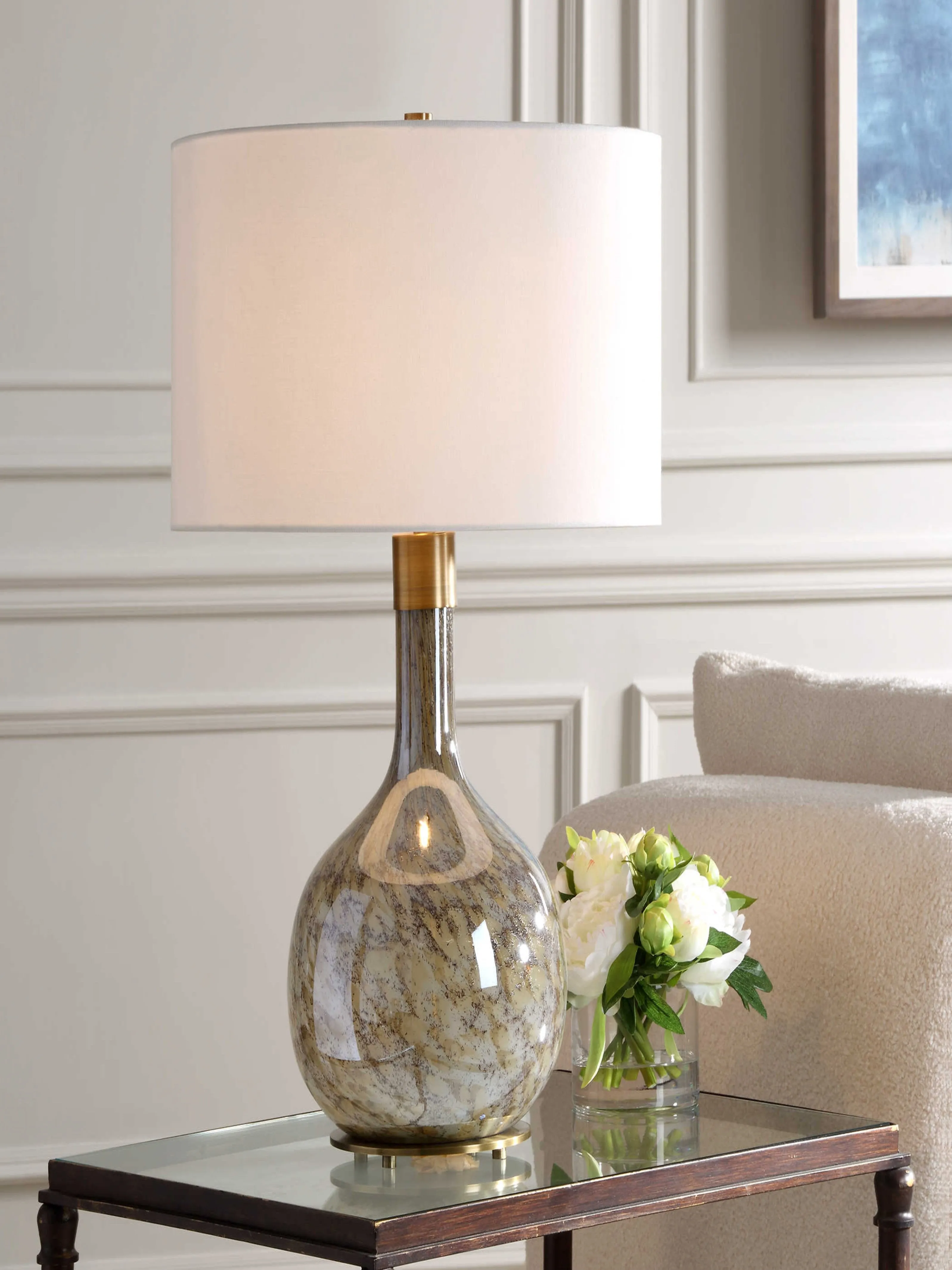 Sahara Breeze Glass Lamp