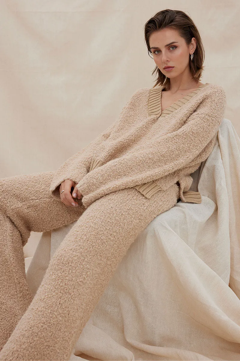 Sovere - Axis Knit Sweater in Mink