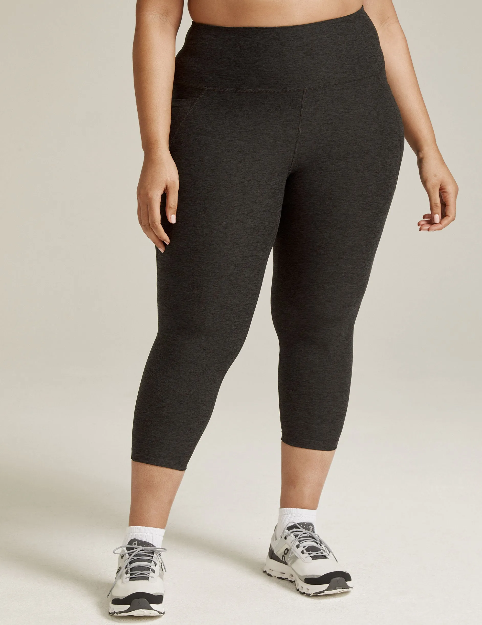 Spacedye Out Of Pocket High Waisted Capri Legging