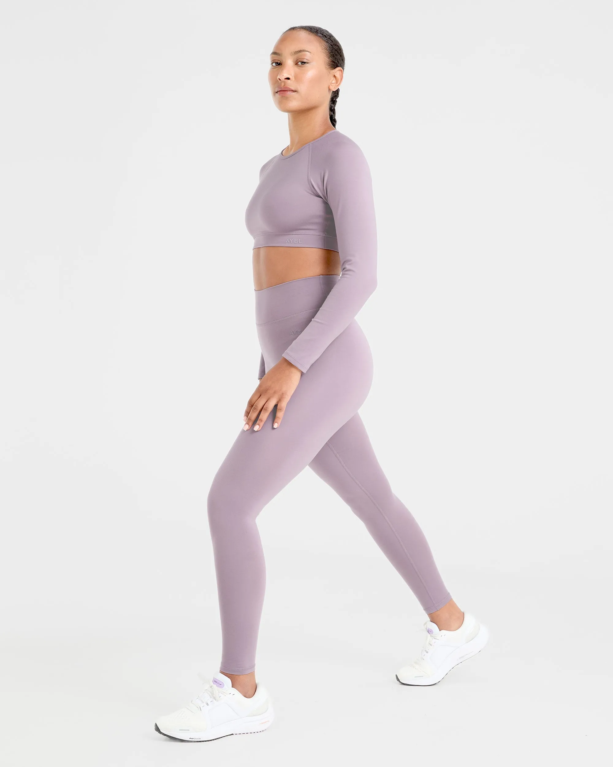 Staple Leggings - Mauve Purple