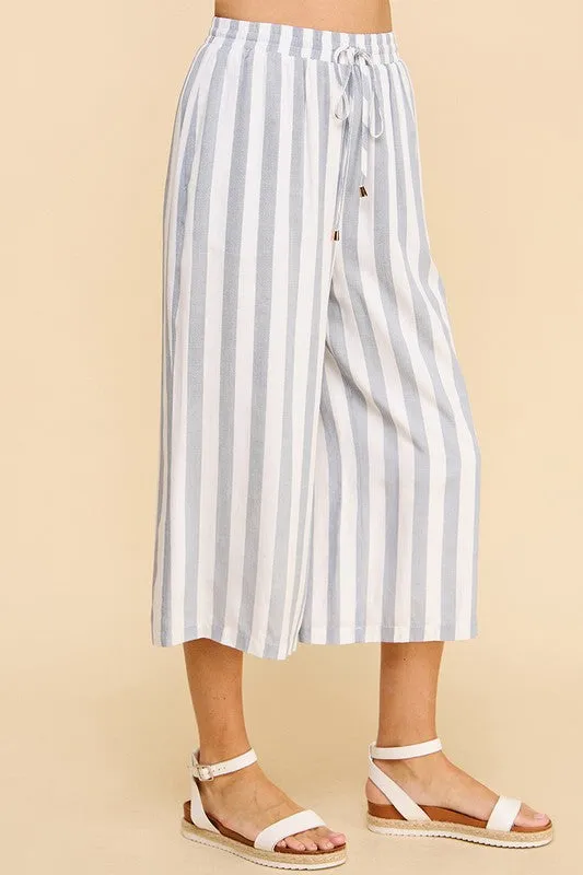 Stripe Capri Pants