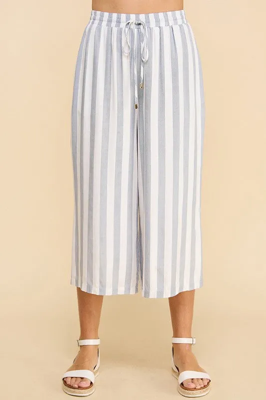 Stripe Capri Pants