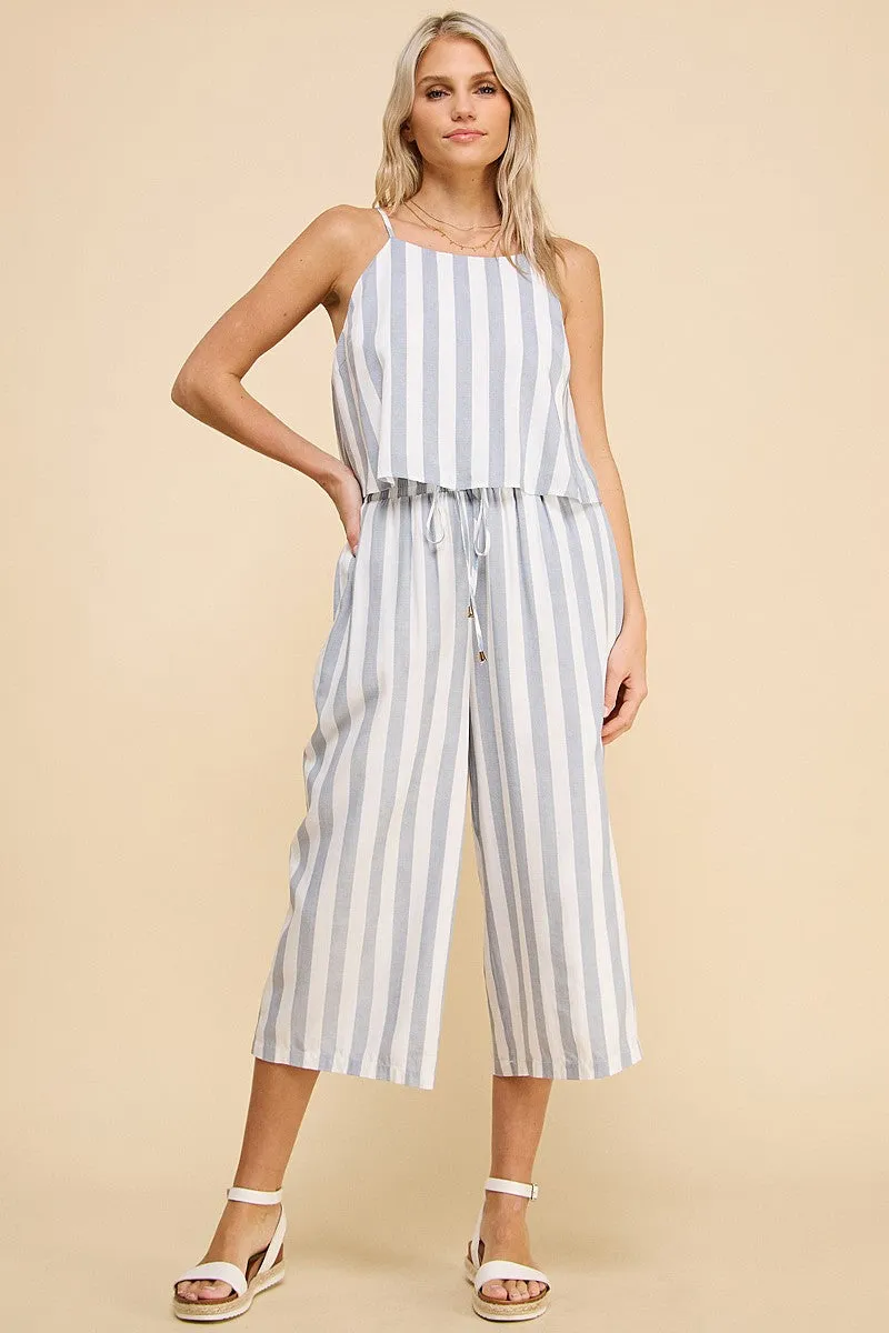 Stripe Capri Pants