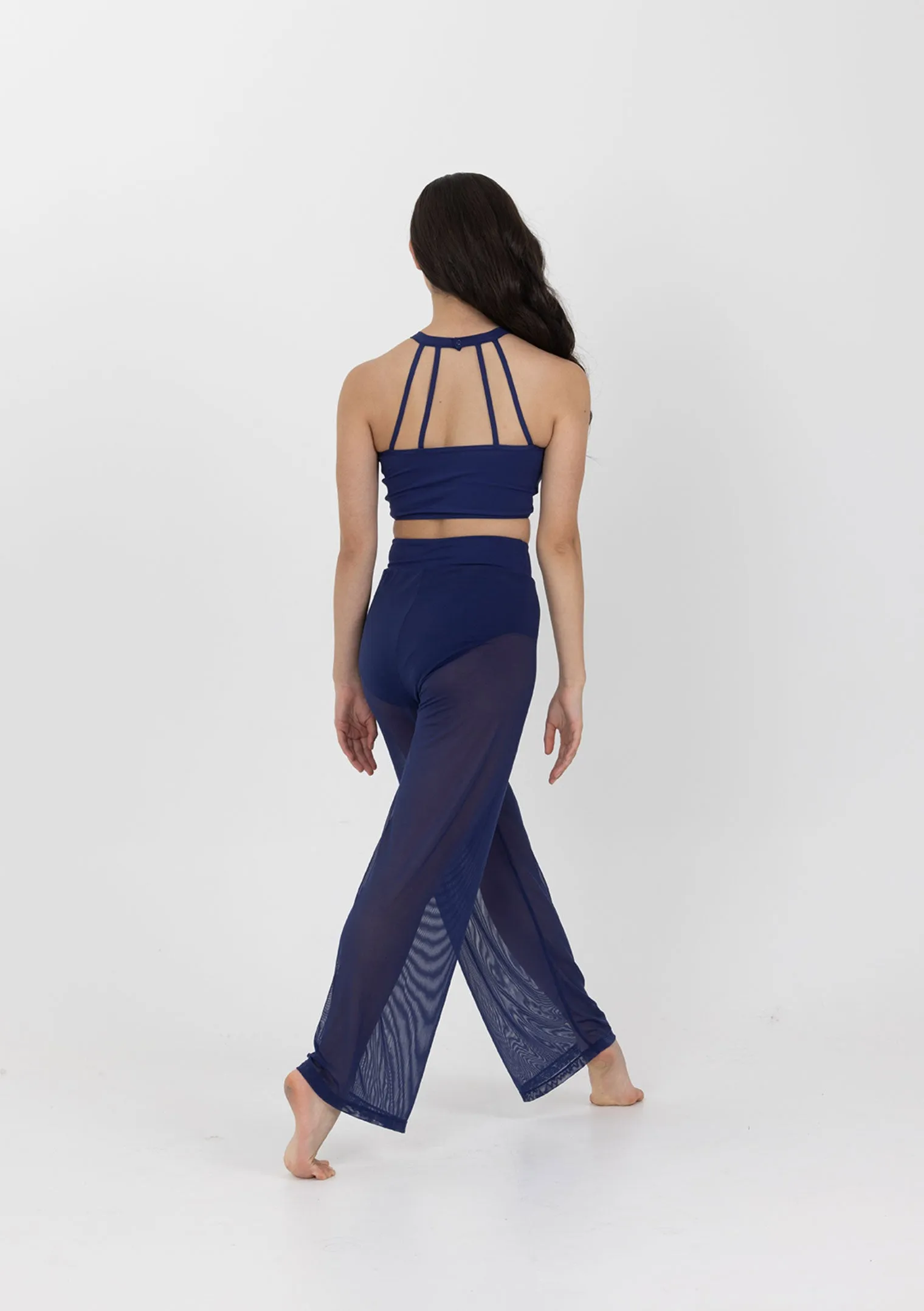 Studio 7 Adult Mesh Performance Crop Top AMPCT01