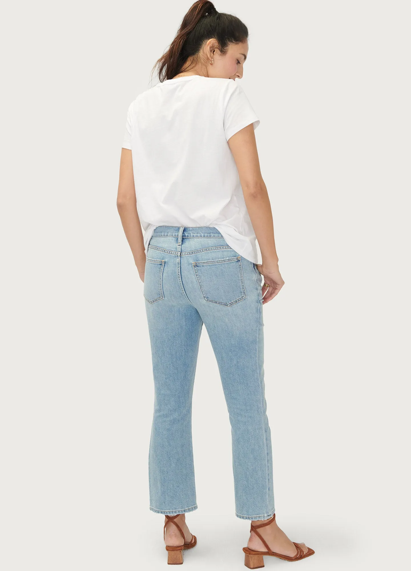 The Crop Maternity Jean