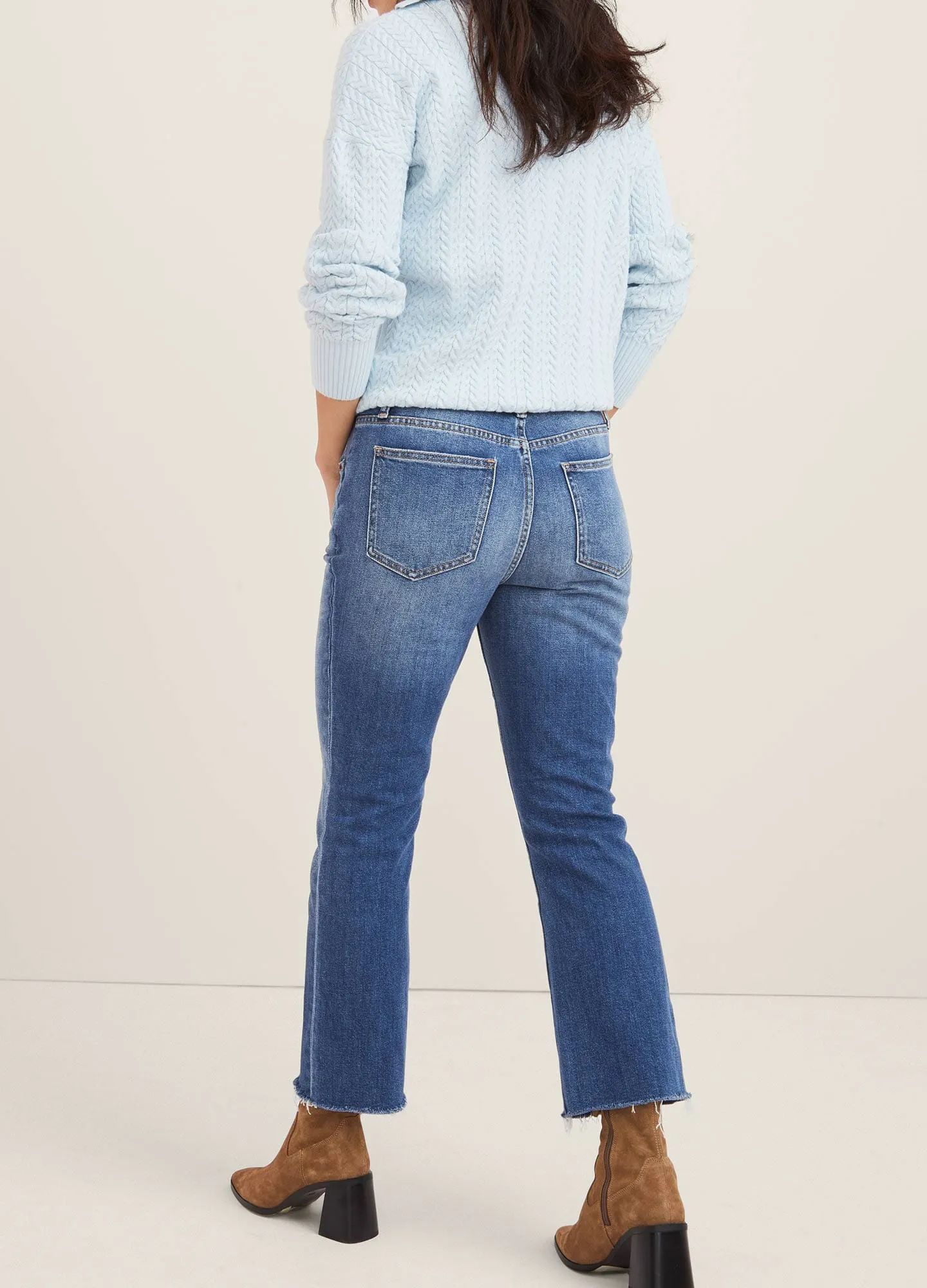 The Crop Maternity Jean