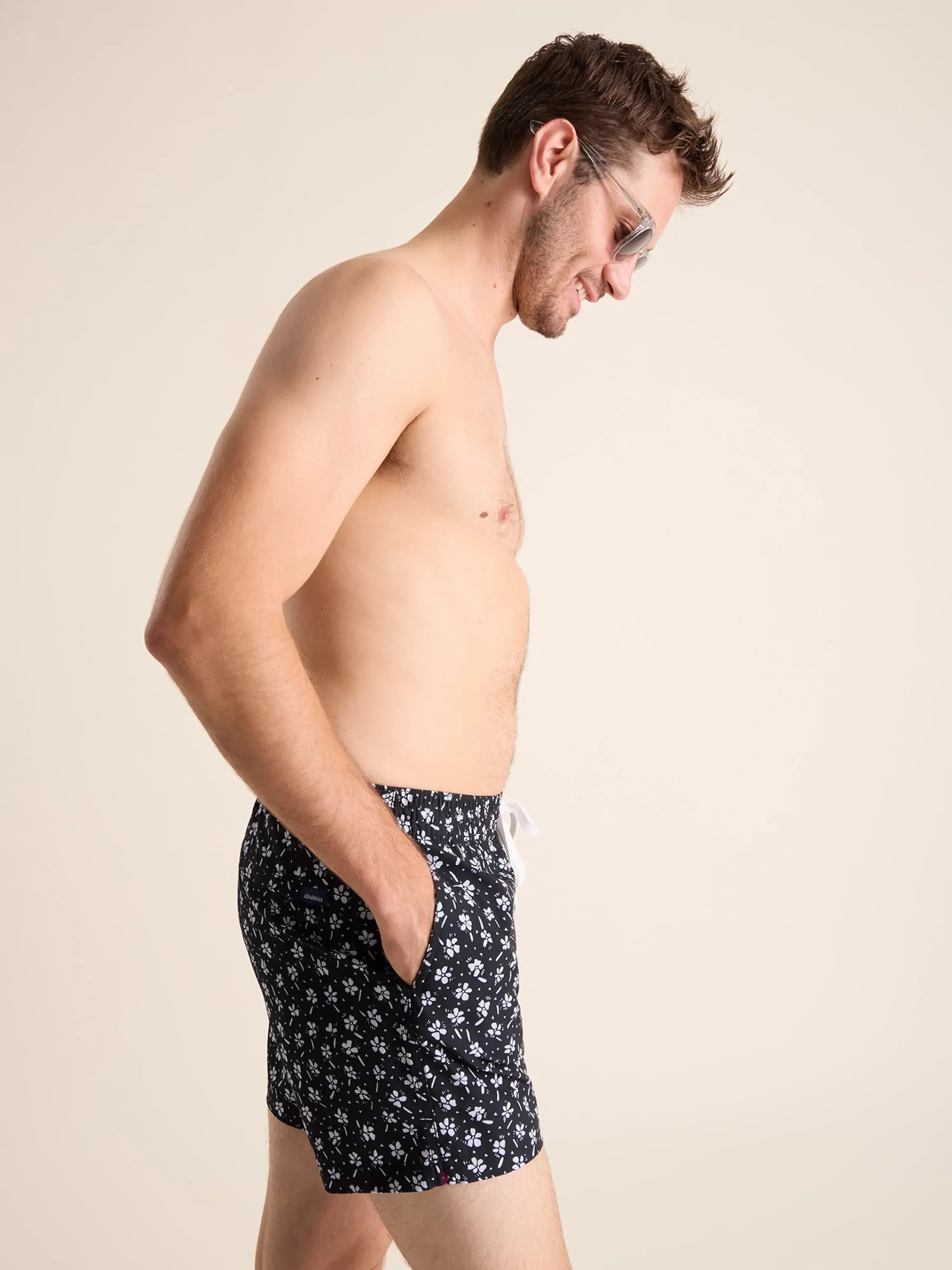 The Daisy Dives 5.5" (Classic Lined Swim Trunk)