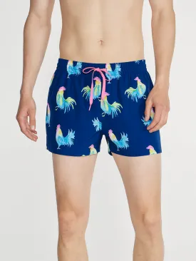 The Fowl Plays 4"  (Classic Swim Trunk)