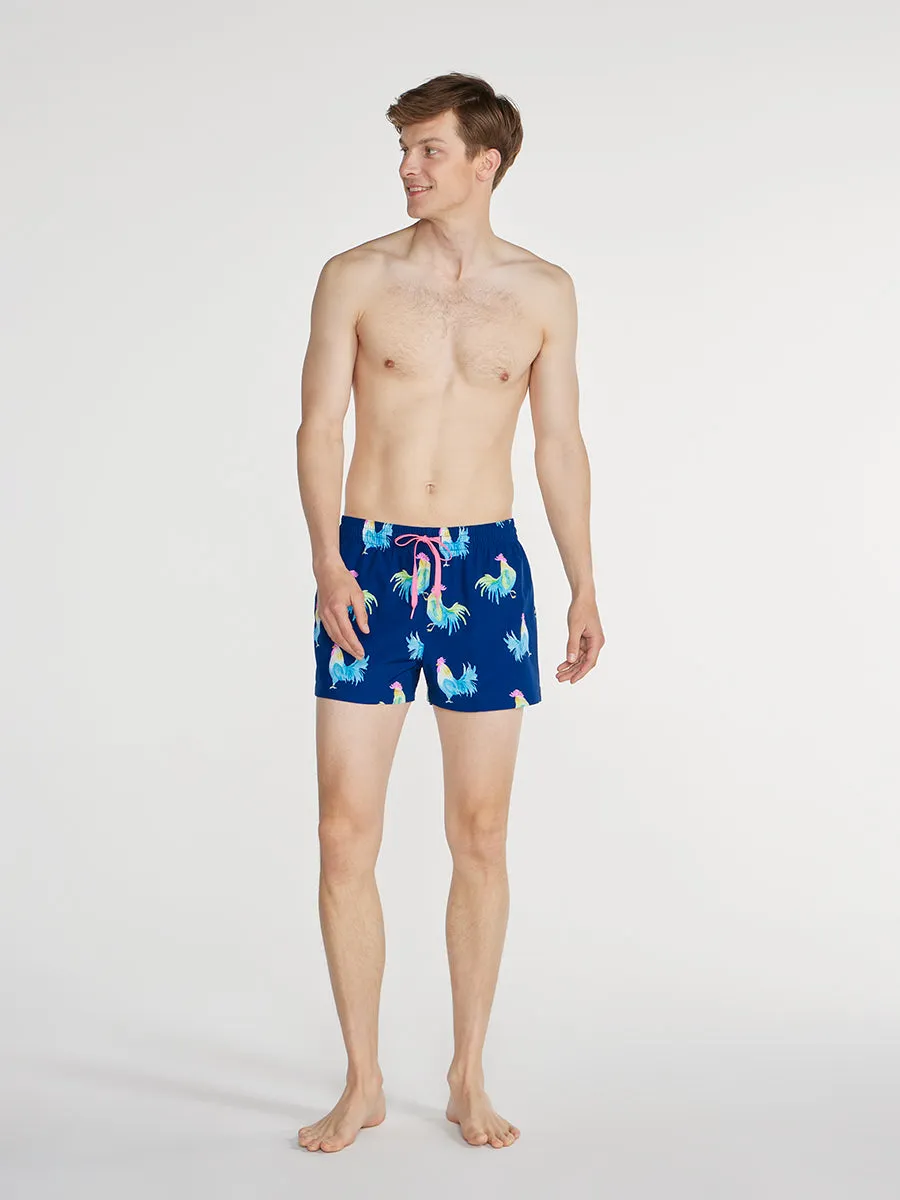 The Fowl Plays 4"  (Classic Swim Trunk)