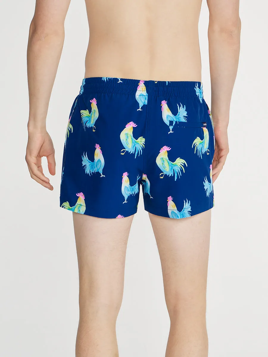 The Fowl Plays 4"  (Classic Swim Trunk)