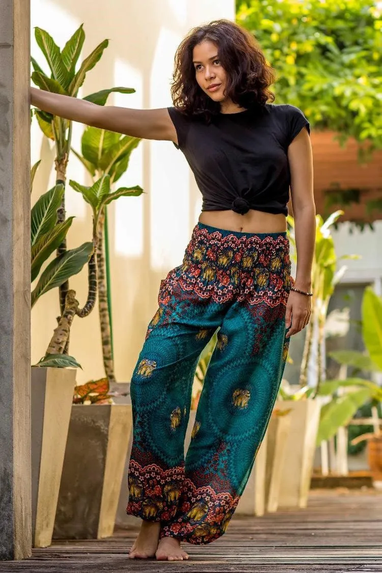 Turquoise Chang Pants