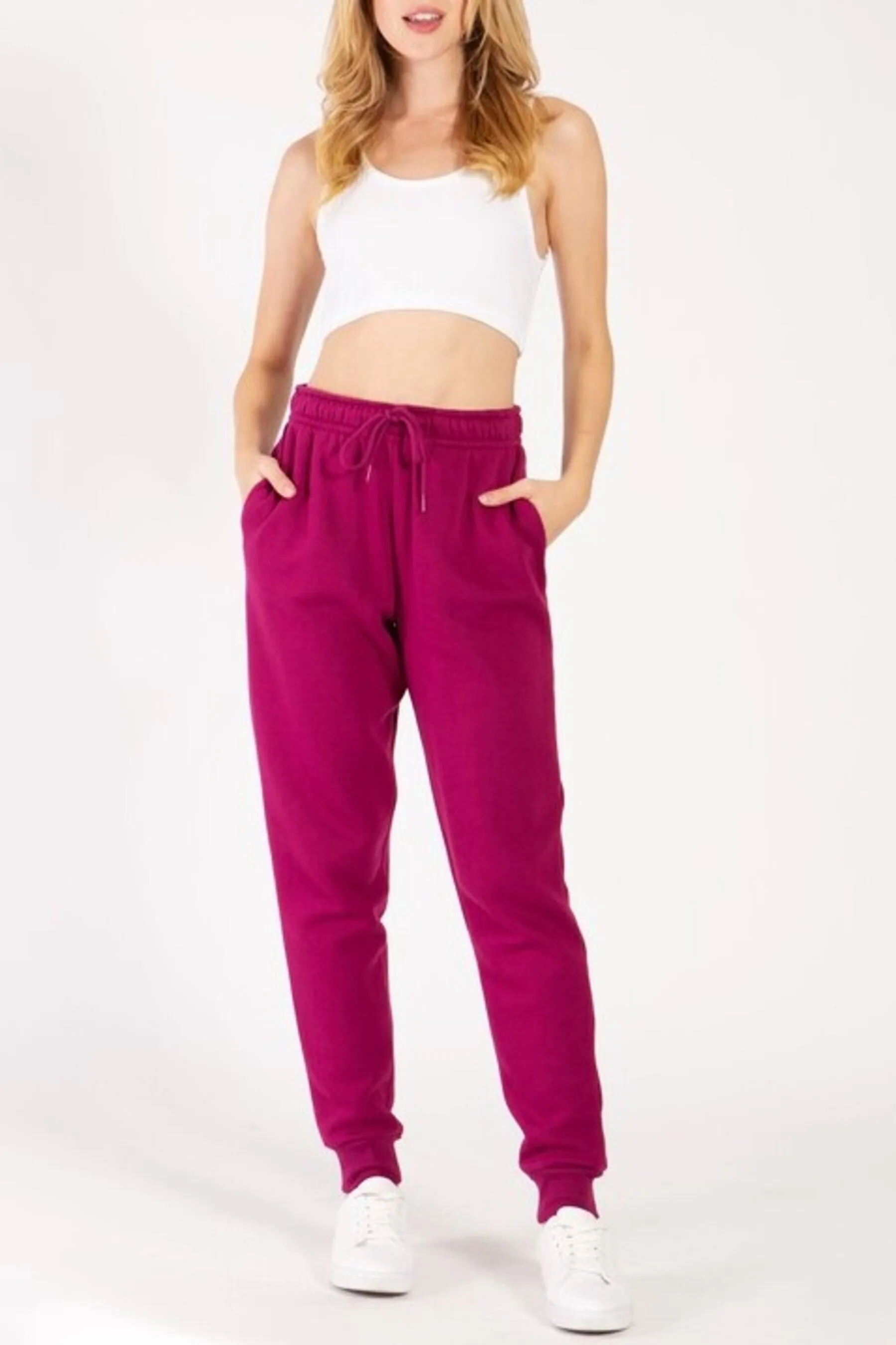 Women's Casual Fleece Jogger Sweatpants