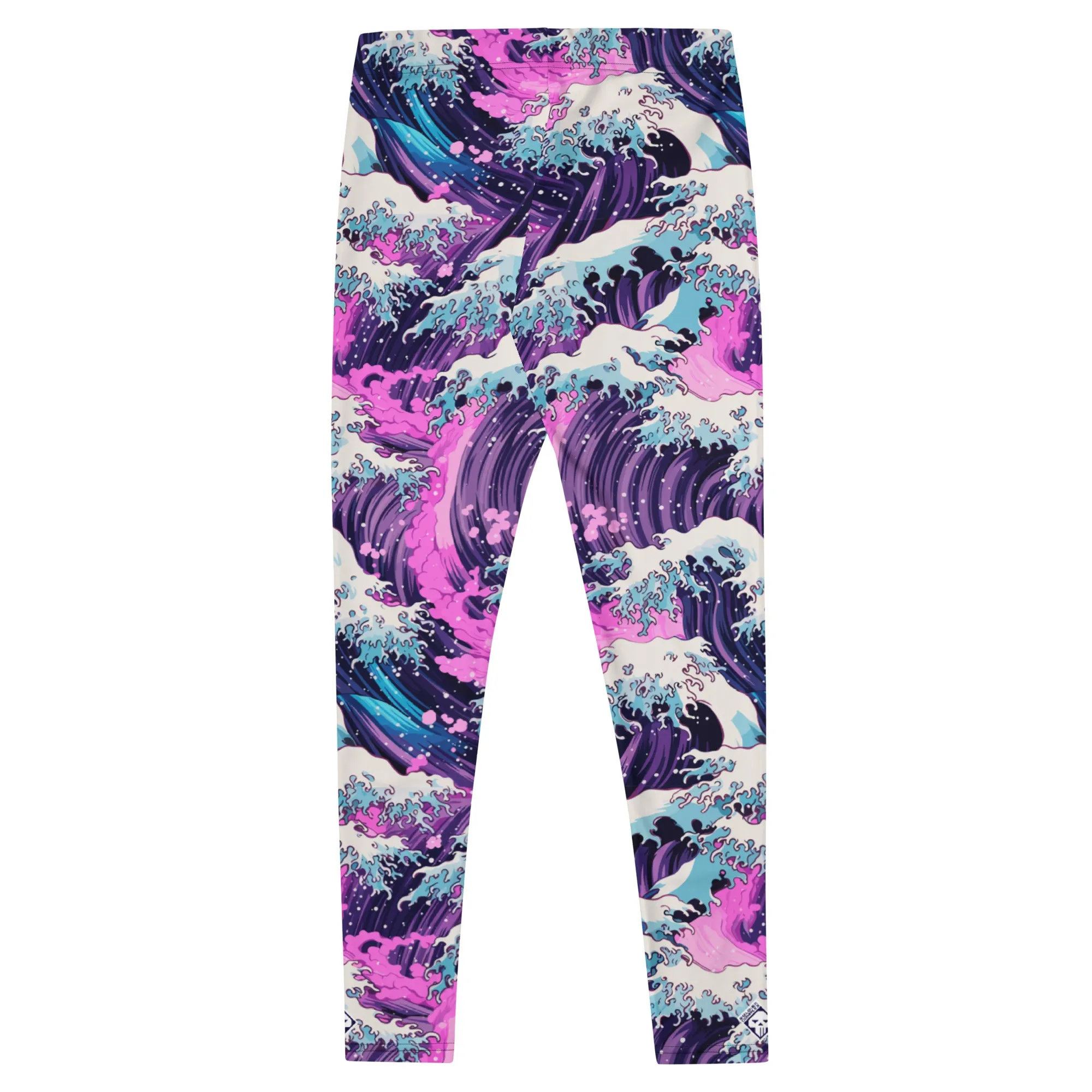 Women's Yoga Pants Workout Leggings - Purple Wave 002