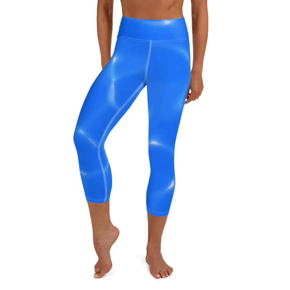 Yoga Capri Leggings Water